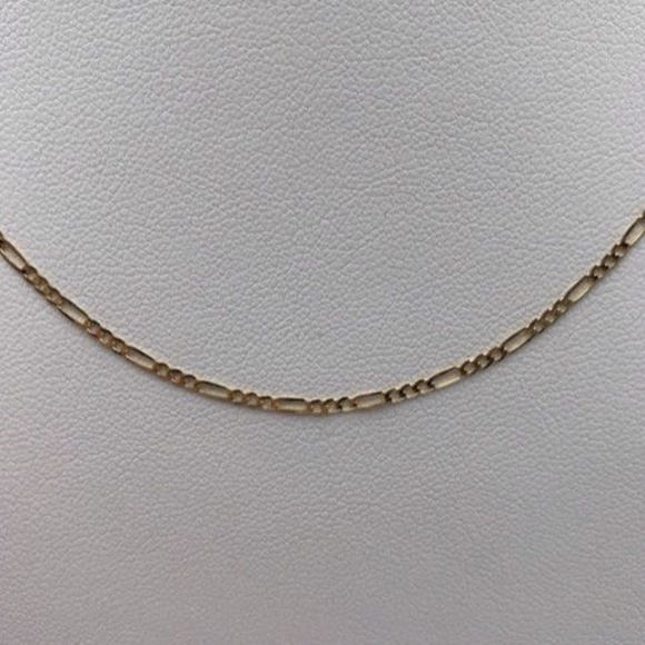 Jewelry - 10K Yellow Gold, 1.5mm Figaro Chain 16"
